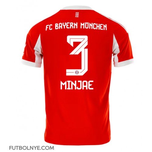 Camiseta Bayern Munich Kim Min-jae #3 Primera Equipación 2025-26 manga corta Camiseta Bayern Munich Kim Min-jae #3 Primera Equipación 2025-26 manga corta